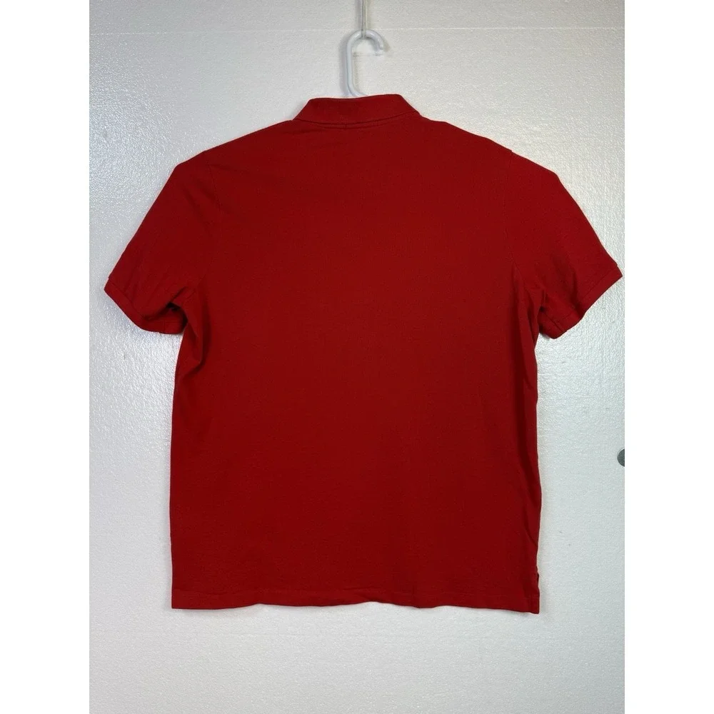 Ralph Lauren Men's Polo Shirt Sz XL Red Classic Fit‎ Short Sleeve Cotton Golf
